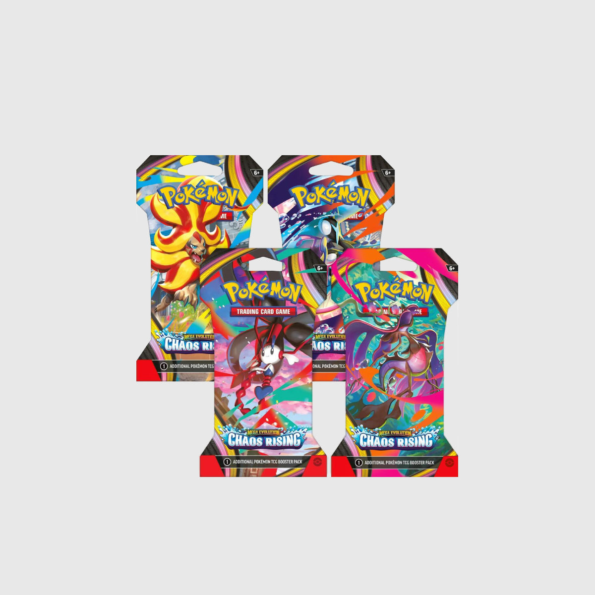 PREORDER – Pokémon TCG: Mega Evolution – Chaos Rising Sleeved Booster